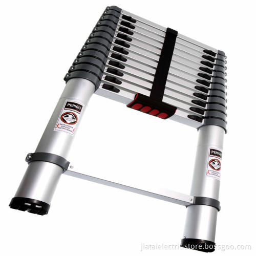 EN131 Multi-Purpose Compact Aluminum Telescopic Ladder for Household or Hobbies
